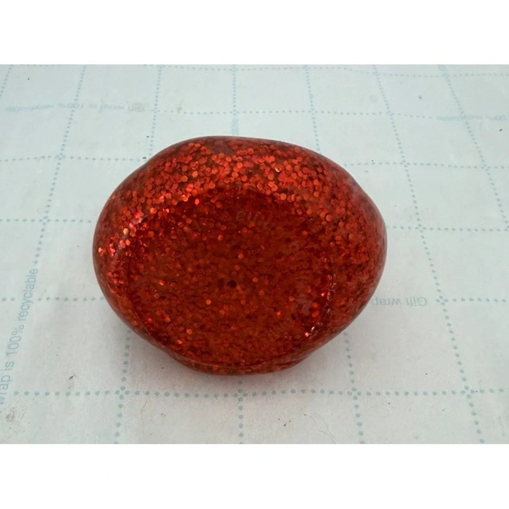Red Sparkly Rubber‎ Duck 2-Inch Mini-Plastic/Rubber Figure